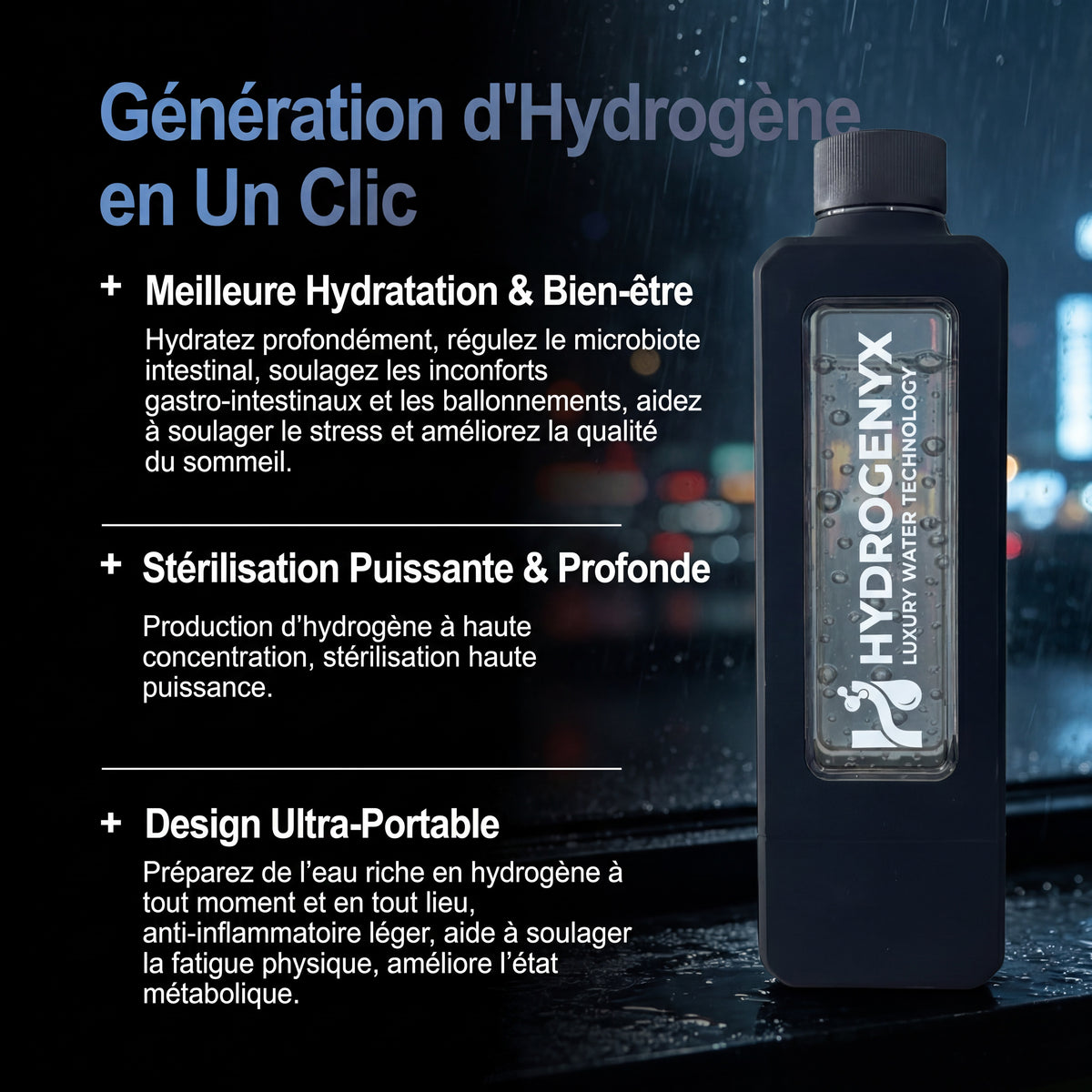 HYDROGENYX Flask