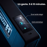 HYDROGENYX Flask — écran tactile intégré, cycle automatique 5 à 10 minutes