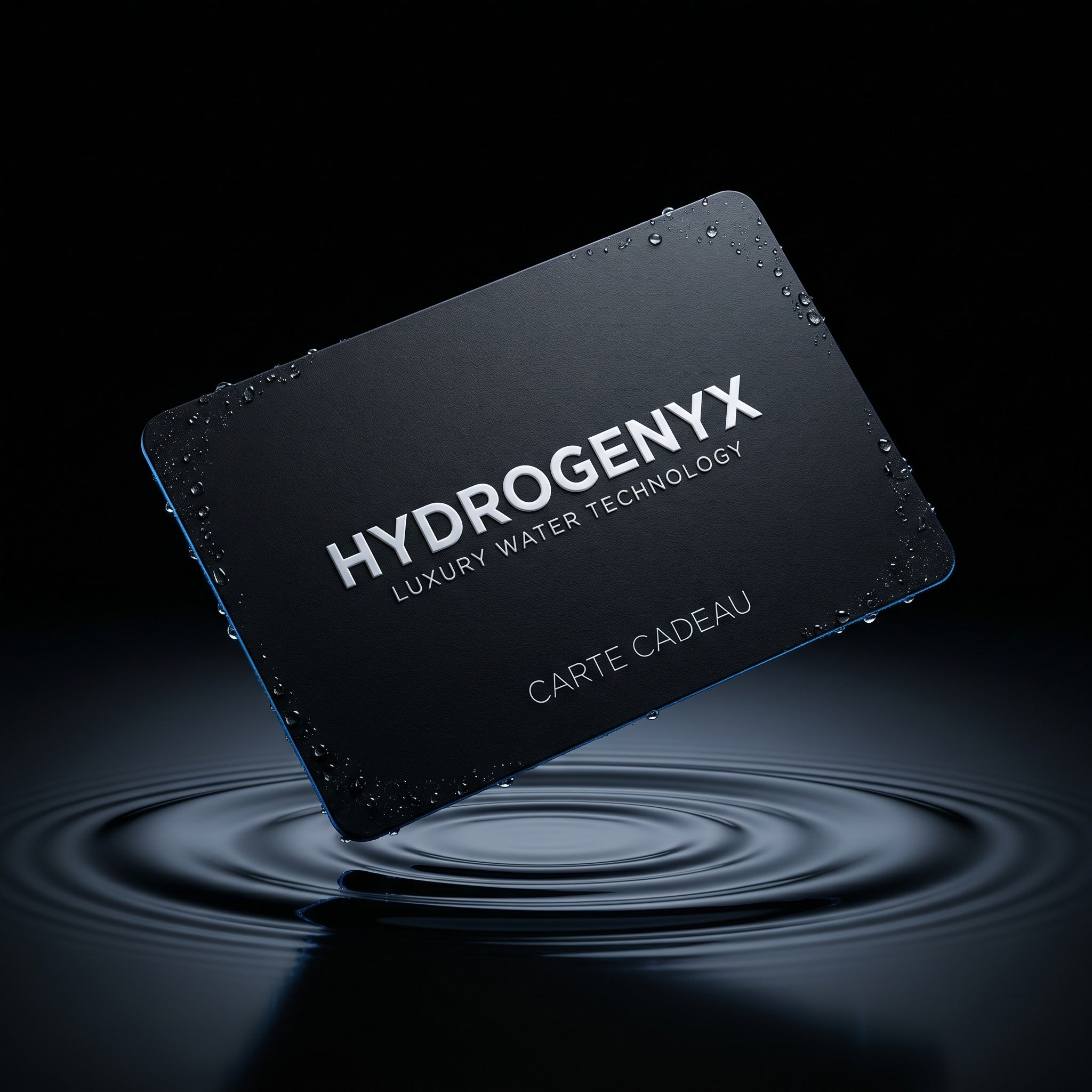 Carte Cadeau HYDROGENYX — carte noire premium sur eau